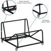 image:imageFlash Furniture Sled Base Stack Chair Dolly  Durable Construction Commercial UseSet of 6