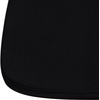 image:imageFlash Furniture Soft Black Fabric Chiavari Chair Cushion  Soft Fabric Hook and Loop Fastener Replacement CushionBlack