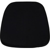 image:imageFlash Furniture Soft Black Fabric Chiavari Chair Cushion  Soft Fabric Hook and Loop Fastener Replacement CushionBlack