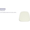 image:imageFlash Furniture Soft Black Fabric Chiavari Chair Cushion  Soft Fabric Hook and Loop Fastener Replacement CushionIvory