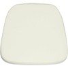 image:imageFlash Furniture Soft Black Fabric Chiavari Chair Cushion  Soft Fabric Hook and Loop Fastener Replacement CushionIvory