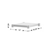 image:imageFlash Furniture Stainless Steel Adjustable Shelf  Adjustable Lower Shelf for 24 x 48 Stainless Steel Tables24 x 18