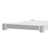 image:imageFlash Furniture Stainless Steel Adjustable Shelf  Adjustable Lower Shelf for 24 x 48 Stainless Steel Tables24 x 18