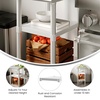 image:imageFlash Furniture Stainless Steel Adjustable Shelf  Adjustable Lower Shelf for 24 x 48 Stainless Steel Tables24 x 18