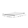 image:imageFlash Furniture Stainless Steel Adjustable Shelf  Adjustable Lower Shelf for 24 x 48 Stainless Steel Tables24 x 36