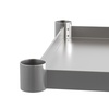 image:imageFlash Furniture Stainless Steel Adjustable Shelf  Adjustable Lower Shelf for 24 x 48 Stainless Steel Tables24 x 48