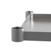 image:imageFlash Furniture Stainless Steel Adjustable Shelf  Adjustable Lower Shelf for 24 x 48 Stainless Steel Tables24 x 60