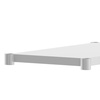 image:imageFlash Furniture Stainless Steel Adjustable Shelf  Adjustable Lower Shelf for 24 x 48 Stainless Steel Tables30 x 48