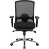 image:imageFlash Furniture Hercules 247 Big amp Tall Mesh Office Chair Black  350 LB Capacity Intensive Use Lumbar Support