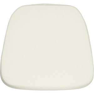 image:imageFlash Furniture Soft Black Fabric Chiavari Chair Cushion  Soft Fabric Hook and Loop Fastener Replacement Cushion