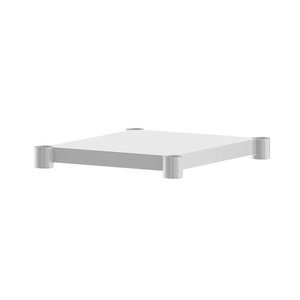 image:imageFlash Furniture Stainless Steel Adjustable Shelf  Adjustable Lower Shelf for 24 x 48 Stainless Steel Tables24 x 18
