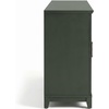 image:imageMartha Stewart Bedford Modular Fluted Storage Cabinet Fern Green Set of 2  Adjustable Shelf SoftClose Doors Brushed Stainless Steel Hardware Solid Wood Frame and LegsFern Green FrameGunmetal Hardware