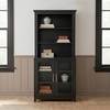 image:imageMartha Stewart Bedford Modular Fluted Storage Cabinet Fern Green Set of 2  Adjustable Shelf SoftClose Doors Brushed Stainless Steel Hardware Solid Wood Frame and LegsBlack FrameGold Hardware