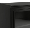 image:imageMartha Stewart Bedford Modular Fluted Storage Cabinet Fern Green Set of 2  Adjustable Shelf SoftClose Doors Brushed Stainless Steel Hardware Solid Wood Frame and LegsBlack FrameGold Hardware
