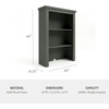 image:imageMartha Stewart Bedford Modular Fluted Storage Cabinet Fern Green Set of 2  Adjustable Shelf SoftClose Doors Brushed Stainless Steel Hardware Solid Wood Frame and LegsFern Green FrameGunmetal Hardware