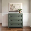 image:imageMartha Stewart Bedford Modular Fluted Storage Cabinet Fern Green Set of 2  Adjustable Shelf SoftClose Doors Brushed Stainless Steel Hardware Solid Wood Frame and LegsFern Green FrameGunmetal Hardware