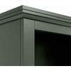 image:imageMartha Stewart Bedford Modular Fluted Storage Cabinet Fern Green Set of 2  Adjustable Shelf SoftClose Doors Brushed Stainless Steel Hardware Solid Wood Frame and LegsFern Green FrameGunmetal Hardware
