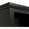 image:imageMartha Stewart Bedford Modular Fluted Storage Cabinet Fern Green Set of 2  Adjustable Shelf SoftClose Doors Brushed Stainless Steel Hardware Solid Wood Frame and LegsBlack FrameGold Hardware