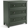image:imageMartha Stewart Bedford Modular Fluted Storage Cabinet Fern Green Set of 2  Adjustable Shelf SoftClose Doors Brushed Stainless Steel Hardware Solid Wood Frame and LegsFern Green FrameGunmetal Hardware