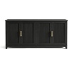 image:imageMartha Stewart Bedford Modular Fluted Storage Cabinet Fern Green Set of 2  Adjustable Shelf SoftClose Doors Brushed Stainless Steel Hardware Solid Wood Frame and LegsBlack FrameGold Hardware
