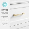 image:imageMartha Stewart Bedford Modular Shaker Cabinet and Hutch Bedford Gray  Adjustable Cabinet Shelf SoftClose Glass Doors Brushed Stainless Steel Hardware 2 Hutch ShelvesWhite FrameGold Hardware