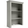 image:imageMartha Stewart Bedford Modular Shaker Cabinet and Hutch Bedford Gray  Adjustable Cabinet Shelf SoftClose Glass Doors Brushed Stainless Steel Hardware 2 Hutch ShelvesBedford Gray FrameBrushed Stainless Steel Hardware
