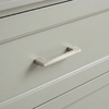 image:imageMartha Stewart Bedford Modular Shaker Cabinet and Hutch Bedford Gray  Adjustable Cabinet Shelf SoftClose Glass Doors Brushed Stainless Steel Hardware 2 Hutch ShelvesBedford Gray FrameBrushed Stainless Steel Hardware