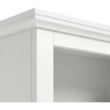 image:imageMartha Stewart Bedford Modular Shaker Cabinet and Hutch Bedford Gray  Adjustable Cabinet Shelf SoftClose Glass Doors Brushed Stainless Steel Hardware 2 Hutch ShelvesWhite FrameGold Hardware