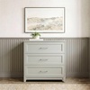 image:imageMartha Stewart Bedford Modular Shaker Cabinet and Hutch Bedford Gray  Adjustable Cabinet Shelf SoftClose Glass Doors Brushed Stainless Steel Hardware 2 Hutch ShelvesBedford Gray FrameBrushed Stainless Steel Hardware