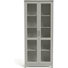 image:imageMartha Stewart Bedford Modular Shaker Cabinet and Hutch Bedford Gray  Adjustable Cabinet Shelf SoftClose Glass Doors Brushed Stainless Steel Hardware 2 Hutch ShelvesBedford Gray FrameBrushed Stainless Steel Hardware