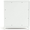 image:imageMartha Stewart Bedford Modular Shaker Cabinet and Hutch Bedford Gray  Adjustable Cabinet Shelf SoftClose Glass Doors Brushed Stainless Steel Hardware 2 Hutch ShelvesWhite FrameGold Hardware