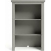 image:imageMartha Stewart Bedford Modular Shaker Cabinet and Hutch Bedford Gray  Adjustable Cabinet Shelf SoftClose Glass Doors Brushed Stainless Steel Hardware 2 Hutch ShelvesBedford Gray FrameBrushed Stainless Steel Hardware