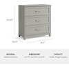 image:imageMartha Stewart Bedford Modular Shaker Cabinet and Hutch Bedford Gray  Adjustable Cabinet Shelf SoftClose Glass Doors Brushed Stainless Steel Hardware 2 Hutch ShelvesBedford Gray FrameBrushed Stainless Steel Hardware