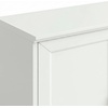 image:imageMartha Stewart Bedford Modular Shaker Cabinet and Hutch Bedford Gray  Adjustable Cabinet Shelf SoftClose Glass Doors Brushed Stainless Steel Hardware 2 Hutch ShelvesWhite FrameGold Hardware