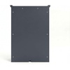 image:imageMartha Stewart Lily Pond Modular 3 Drawer Cabinet and Hutch Sharkey Gray  Brushed Stainless Hardware PreAssembled Drawer Glides Solid Wood FrameLegs Open Hutch Shelves Rear Cord ManagementSlate Blue