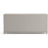 image:imageMartha Stewart Lily Pond Modular 3 Drawer Cabinet and Hutch Sharkey Gray  Brushed Stainless Hardware PreAssembled Drawer Glides Solid Wood FrameLegs Open Hutch Shelves Rear Cord ManagementSharkey Gray FrameBrushed Stainless Steel Hardware