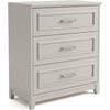 image:imageMartha Stewart Lily Pond Modular 3 Drawer Cabinet and Hutch Sharkey Gray  Brushed Stainless Hardware PreAssembled Drawer Glides Solid Wood FrameLegs Open Hutch Shelves Rear Cord ManagementSharkey Gray FrameBrushed Stainless Steel Hardware