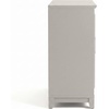image:imageMartha Stewart Lily Pond Modular 3 Drawer Cabinet and Hutch Sharkey Gray  Brushed Stainless Hardware PreAssembled Drawer Glides Solid Wood FrameLegs Open Hutch Shelves Rear Cord ManagementSharkey Gray FrameBrushed Stainless Steel Hardware