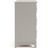 image:imageMartha Stewart Lily Pond Modular 3 Drawer Cabinet and Hutch Sharkey Gray  Brushed Stainless Hardware PreAssembled Drawer Glides Solid Wood FrameLegs Open Hutch Shelves Rear Cord ManagementSharkey Gray FrameBrushed Stainless Steel Hardware