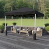 image:imageFlash Furniture 10x10 Pop Up Canopy Tent with Wheeled Case Black  Included Sandbags Portable Tailgate and Event Use Easy Setup