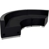 image:imageFlash Furniture HERCULES Alon Series Black LeatherSoft Reception Configuration 3 Pieces  Durable Construction Commercial UseBlack
