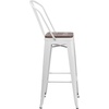 image:imageFlash Furniture Carly 24 High Copper Metal Counter Height Stool with Back and Wood Seat1