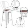 image:imageFlash Furniture Carly 24 High Copper Metal Counter Height Stool with Back and Wood Seat1