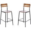 image:imageFlash Furniture Commercial Grade Metal Bar Stool White 2PackAntique Copper