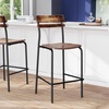 image:imageFlash Furniture Commercial Grade Metal Bar Stool White 2PackAntique Copper