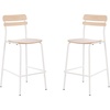 image:imageFlash Furniture Commercial Grade Metal Bar Stool White 2PackAntique White