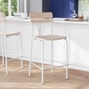 image:imageFlash Furniture Commercial Grade Metal Bar Stool White 2PackAntique White