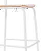 image:imageFlash Furniture Commercial Grade Metal Bar Stool White 2PackAntique White