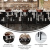 image:imageFlash Furniture Commercial Steel Barstool Blue 2PackWalnut Wood BackGray Vinyl Seat