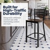 image:imageFlash Furniture Hercules Ladder Back Counter StoolWood Seat BlackMAH
